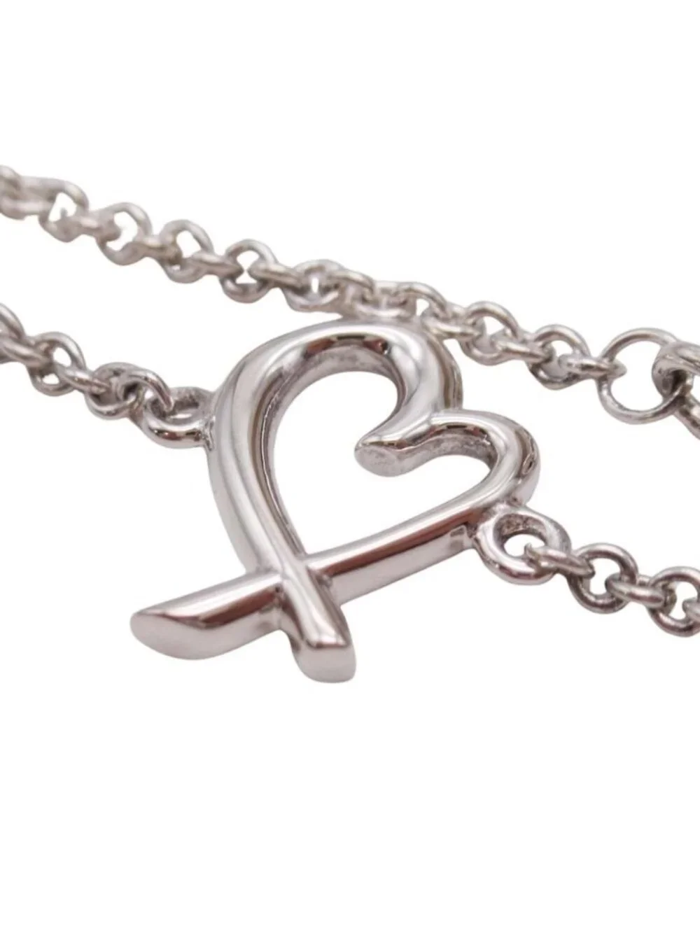 Tiffany & Co New Polished Loving Heart Bracelet Paloma Picasso Silver